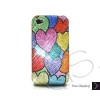 Review for Multi Hearts Swarovski Crystal Bling iPhone Cases 