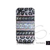Review for Stripe Print Black Swarovski Crystal Bling iPhone Cases 