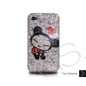 Cute Girl Swarovski Crystal Bling iPhone Cases 