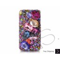 Colorato 3D Swarovski Crystal Bling iPhone Cases - Blue